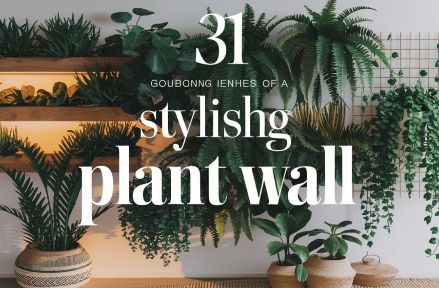 31 Gorgeous Ideas for a Stunning Plant Wall