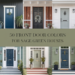 50 Stunning Front Door Color Ideas for Your Sage Green House