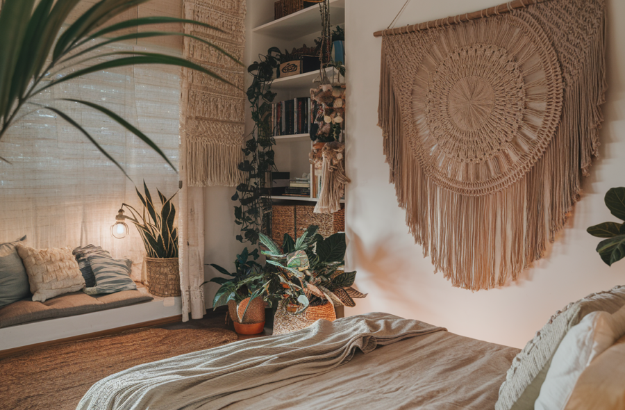 Explore 20 stunning macrame wall hanging ideas that add boho-chic charm and texture to your home decor.